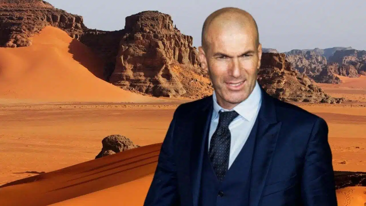 Une image de légende Zidane en Algérie secoue la Toile