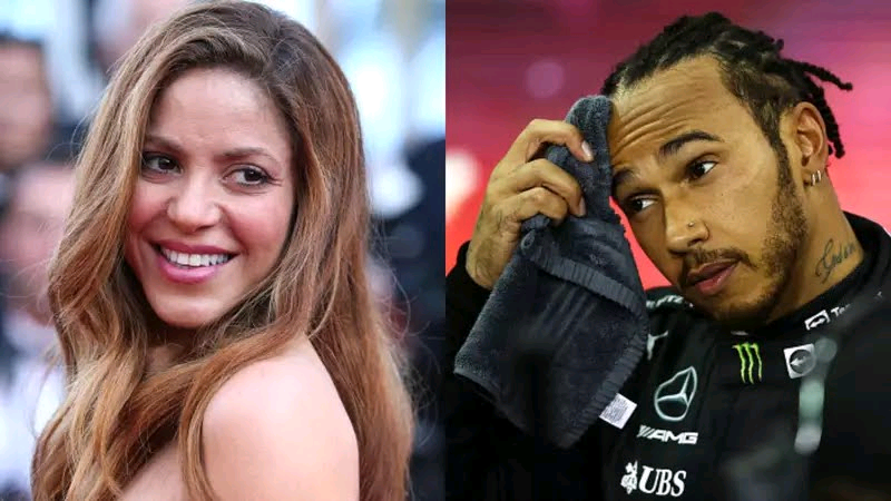 Shakira fait une dédicace à un ami, Hamilton en fait de la jalousie