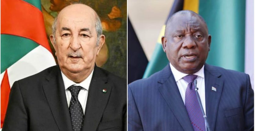 Condoléances du Président Tebboune à Cyril Ramaphosa suite à l’incendie de Johannesburg