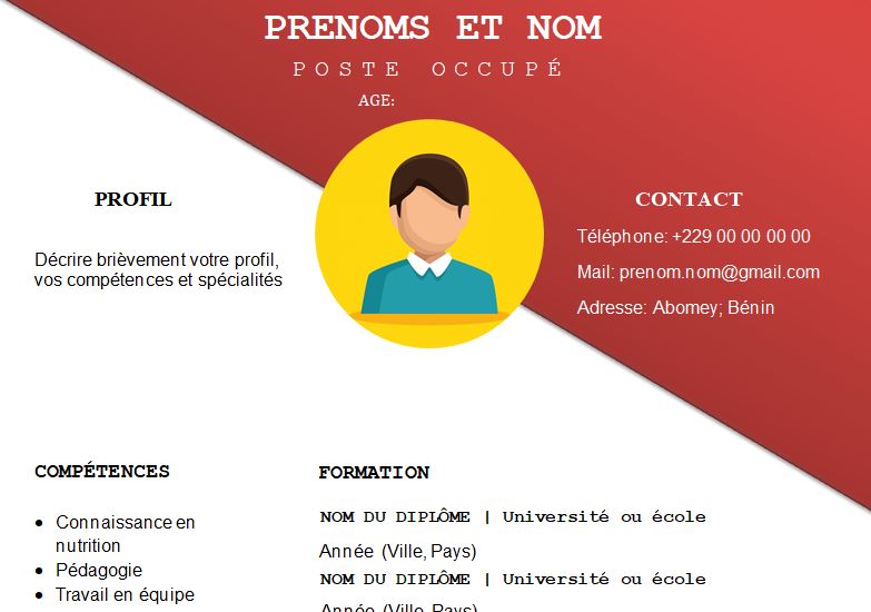 CV esthétique et attrayant à télécharger