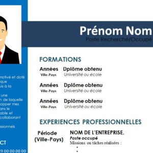CV esthétique et attrayant à télécharger