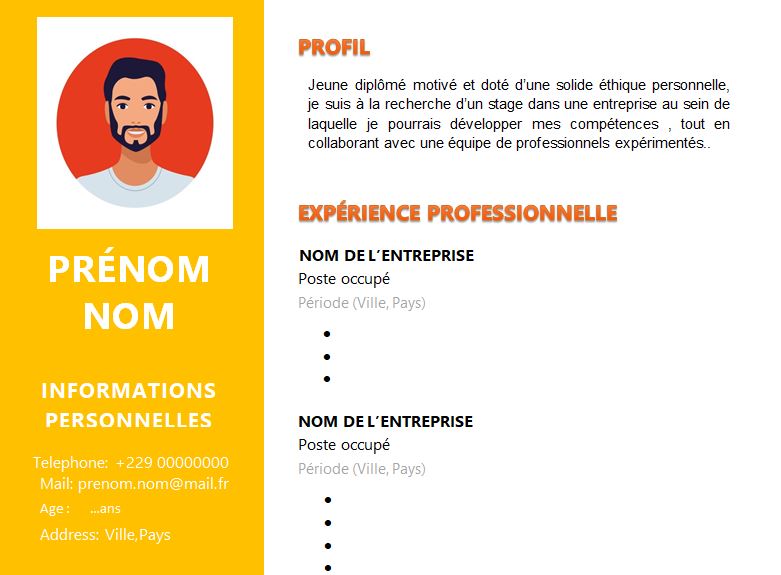 CV esthétique et attrayant à télécharger