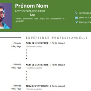 CV esthétique et attrayant à télécharger