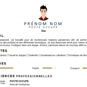 CV esthétique et attrayant à télécharger