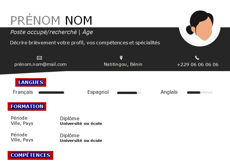 CV esthétique et attrayant à télécharger
