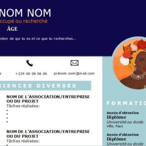 CV esthétique et attrayant à télécharger