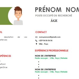 CV esthétique et attrayant à télécharger