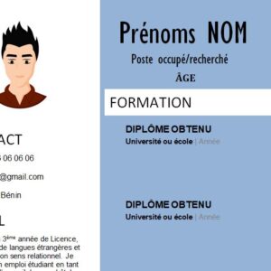 CV esthétique et attrayant à télécharger