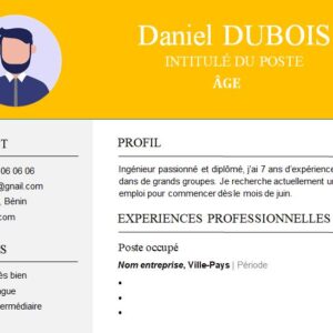 CV esthétique et attrayant à télécharger