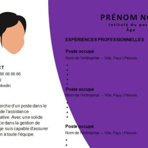 CV esthétique et attrayant à télécharger