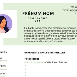 CV esthétique et attrayant à télécharger