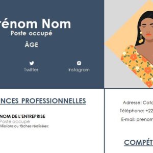 CV esthétique et attrayant à télécharger