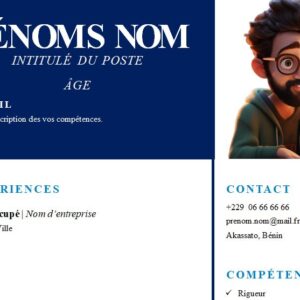 CV esthétique et attrayant à télécharger