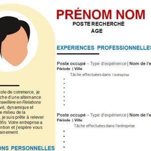 CV esthétique et attrayant à télécharger