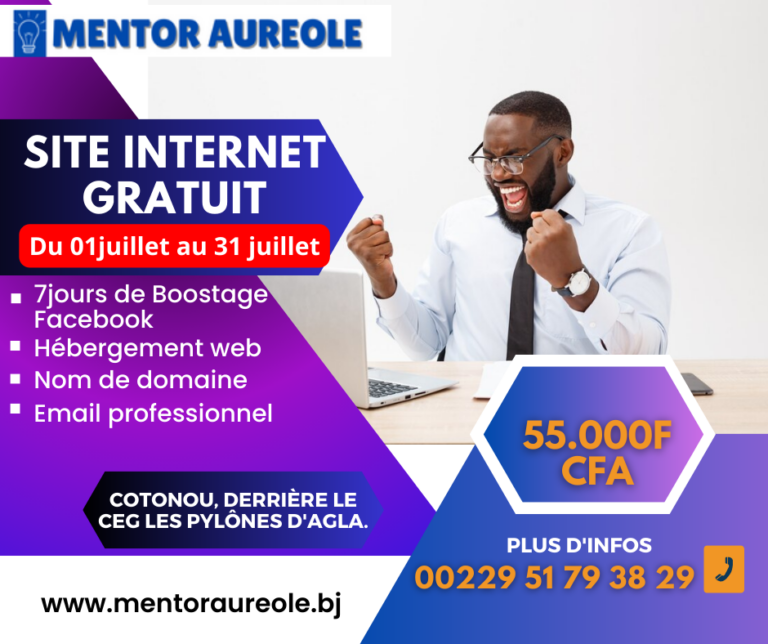 Boostez vos affaires avec un site internet complet I Mentor Auréole